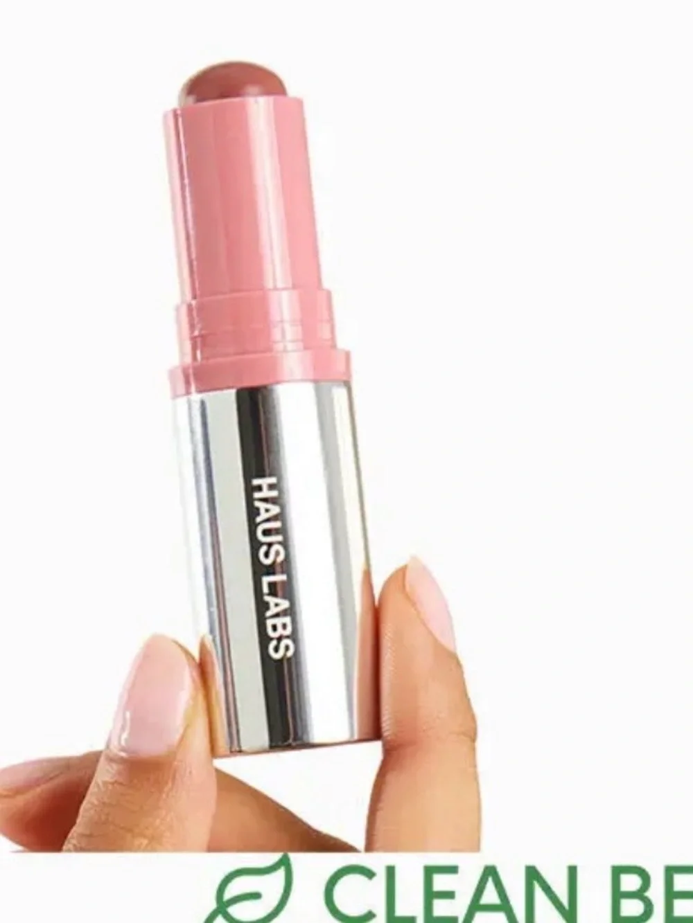 HAUS LABS By Lady Gaga Blush Balm Stick In Gassy Hibiscus (Deep Mauve)